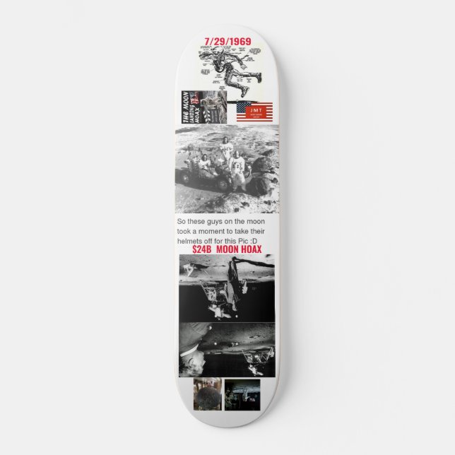 Skateboard MOON FAKE 1969 (Anverso)