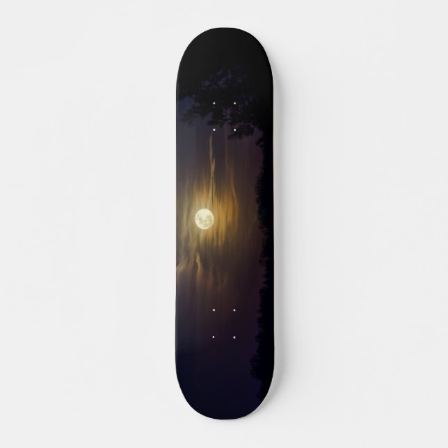 Skateboard Moon Silhouette (Anverso )