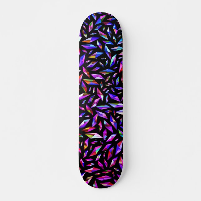 Skateboard Morado destrozado   (Anverso )