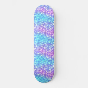 Skateboard Morado y azul afilado