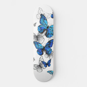 Skateboard Morfo de las mariposas voladoras azules