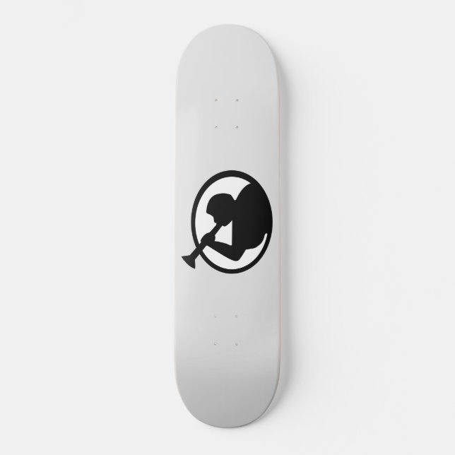 Skateboard Mormón Ángel Mormoni (Símbolo del mormonismo) (Anverso)