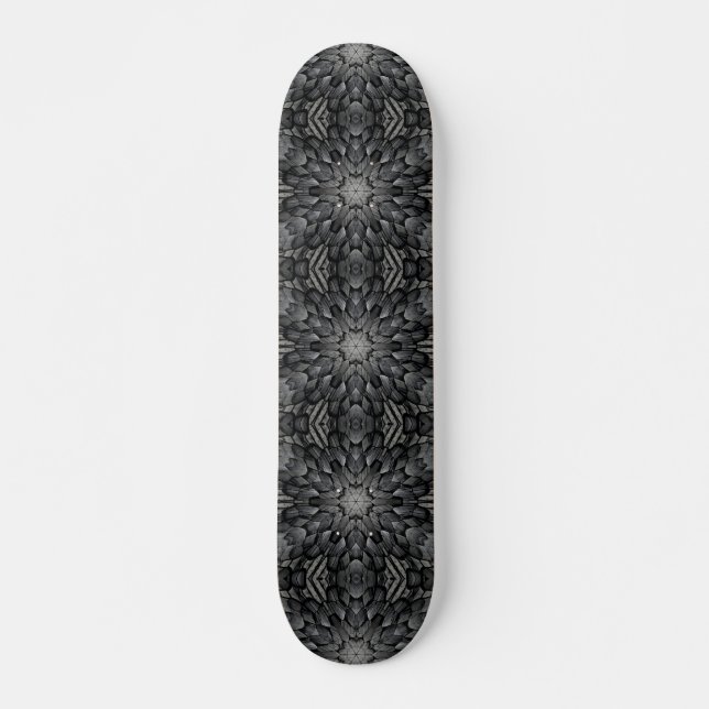 Skateboard Mosaico de piedra geométrica de 6 estrellas de col (Anverso )