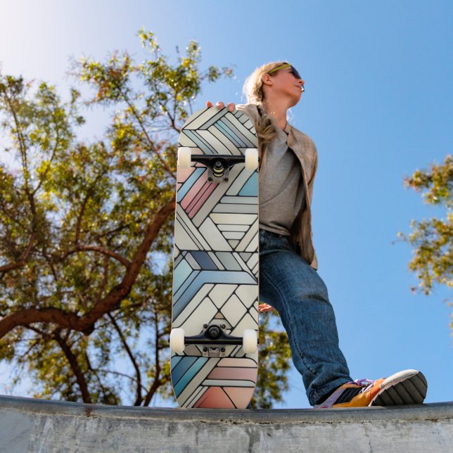 Skateboard Mosaico geométrico (Exterior 1)