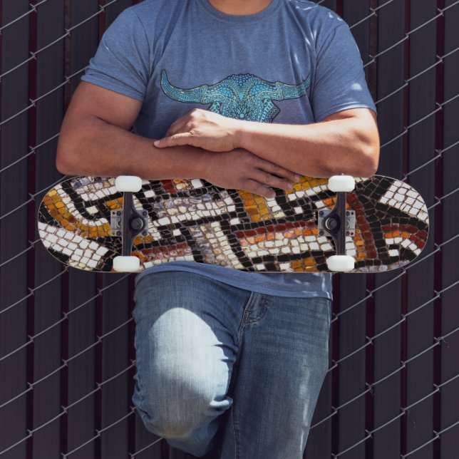 Skateboard Mosaico romano (Exterior 3)