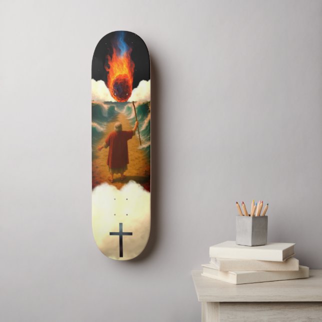 Skateboard Moses and the Red Sea (Arte de la pared)