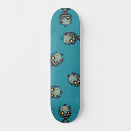 Skateboard Motif zombie bleu