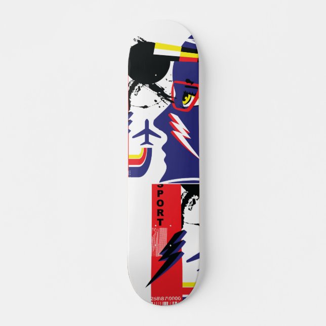 Skateboard Motivación del transporte (Anverso )