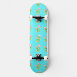 Skateboard Motivo de Loto Vibrante