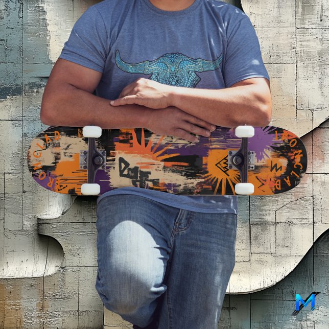 Skateboard Motivos inspirados en el graffiti de Halloween y a (Subido por el creador)