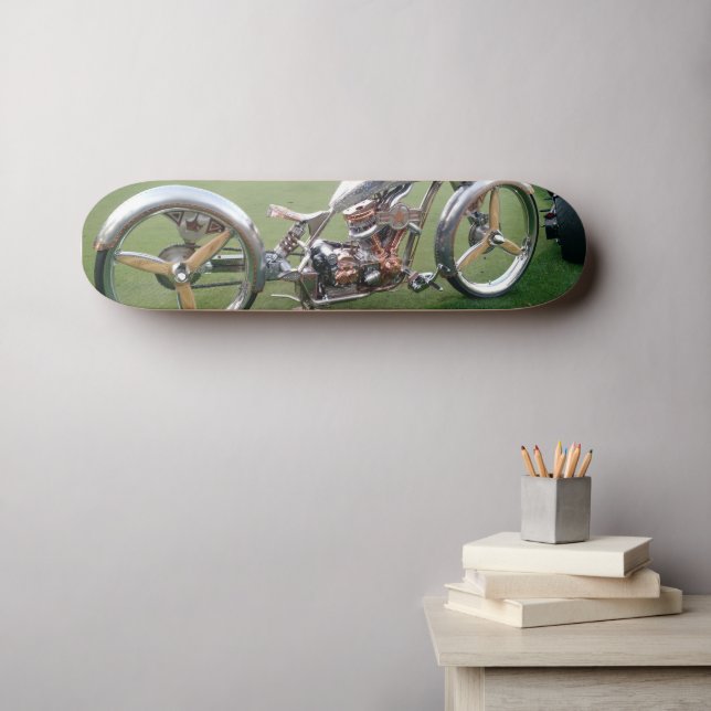 Skateboard Motocicleta de arte (Arte de pared (horz))