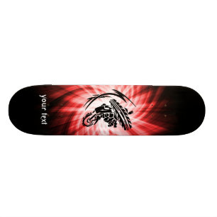 Skateboard Motocrós rojo