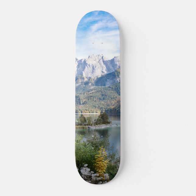 Skateboard Mountain Lake Bliss #4 #cabin #decoración #wall #a (Anverso)