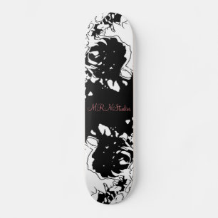 Skateboard MRNStudios Doodle de flores
