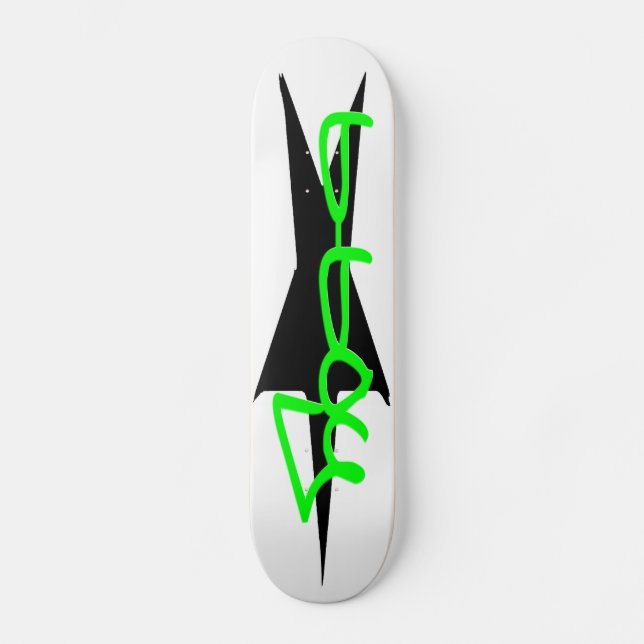 Skateboard Muchacho de B (verde) (Anverso)