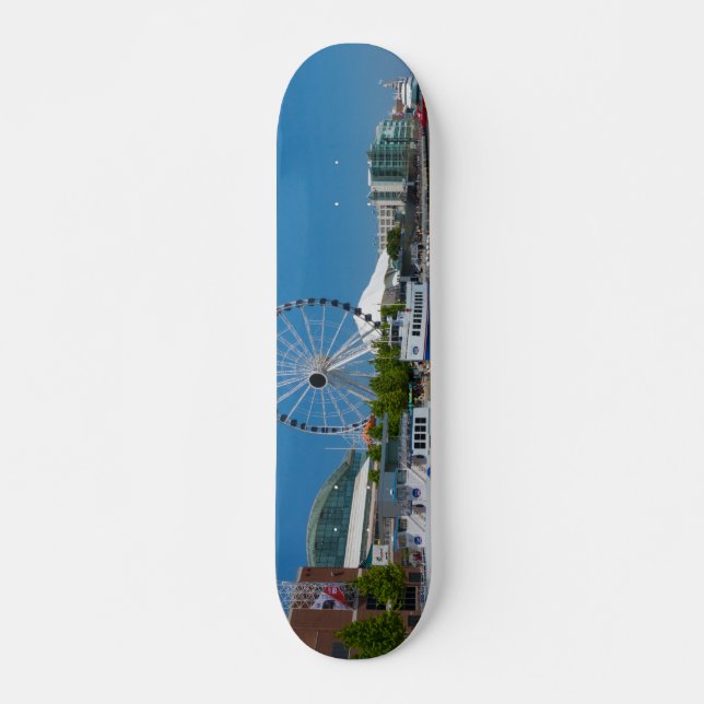 Skateboard Muelle de la Armada (Anverso )