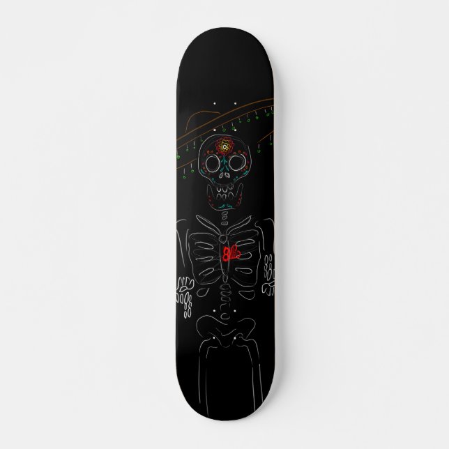 Skateboard Muertos (Anverso )