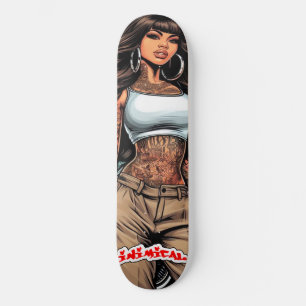 Skateboard Mujer de Los Ángeles hostil