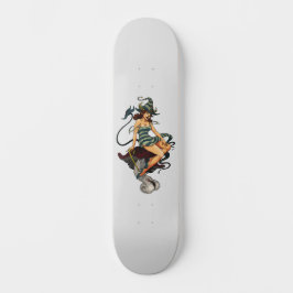 SKATEBOARD MUJER DE PINUP DEER #2