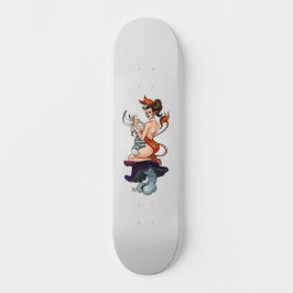 SKATEBOARD MUJER DE PINUP DEER #3