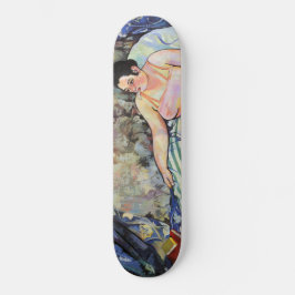 Skateboard Mujer en la habitación azul (por Suzanne Valadon)