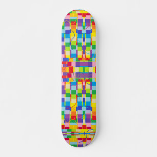 Skateboard multicolor de HAMbWG
