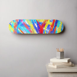 Skateboard multicolor para adultos, adolescentes,