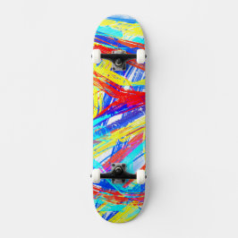 Skateboard multicolor para adultos, adolescentes,