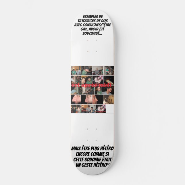 Skateboard mundo (Anverso)