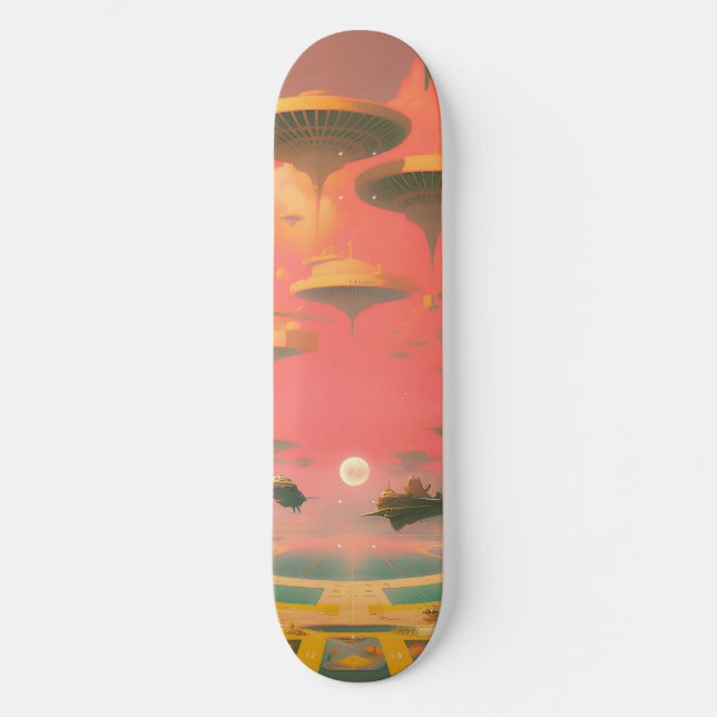 Skateboard Mundo de sueños (Anverso)