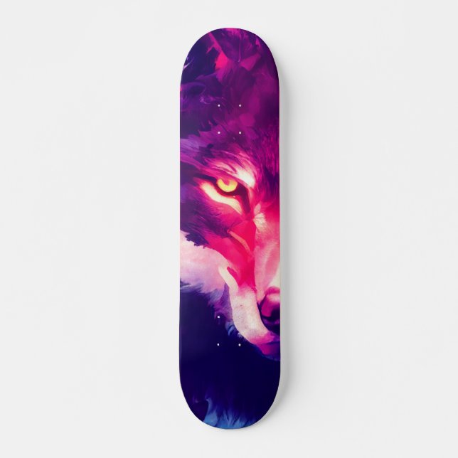 Skateboard Mundo del lobo : (Anverso )