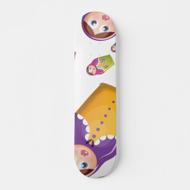 Skateboard Muñecas Matryoshka (Anverso )