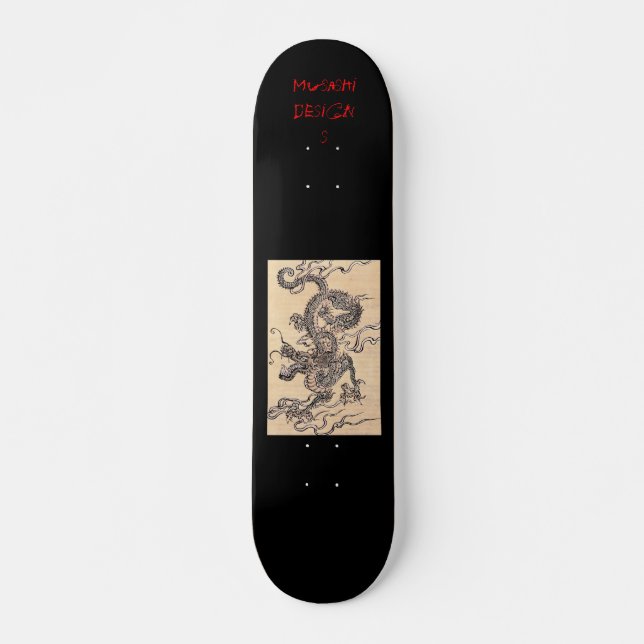 Skateboard Musashi diseña Dragon