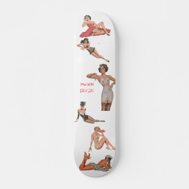 Skateboard Musashi diseña modelo (Anverso )