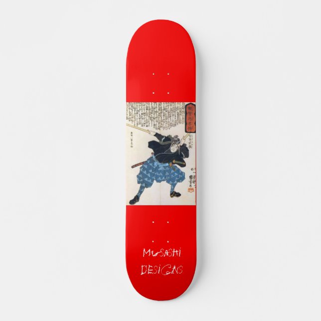 Skateboard Musashi diseña Musashi (Anverso )