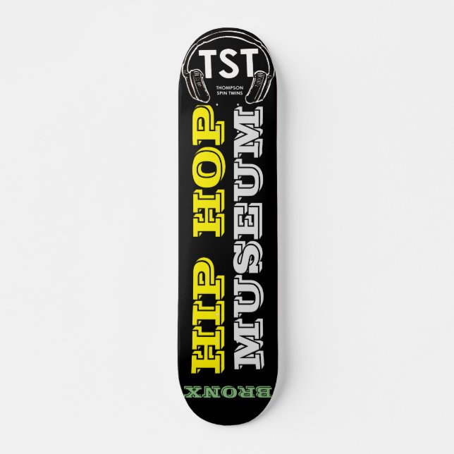 Skateboard MUSEO DE HIP HOP Skateboard, Deck de 7¾" (Anverso )