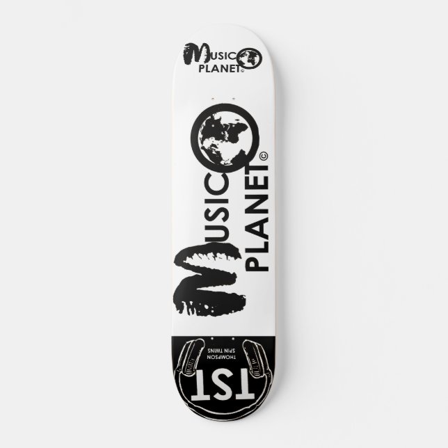 Skateboard MUSIC PLANET (Anverso)