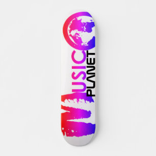 Skateboard MUSIC PLANET, 73/7" Deck