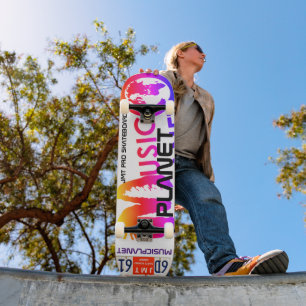 Skateboard MUSIC PLANET, 73/7" Deck