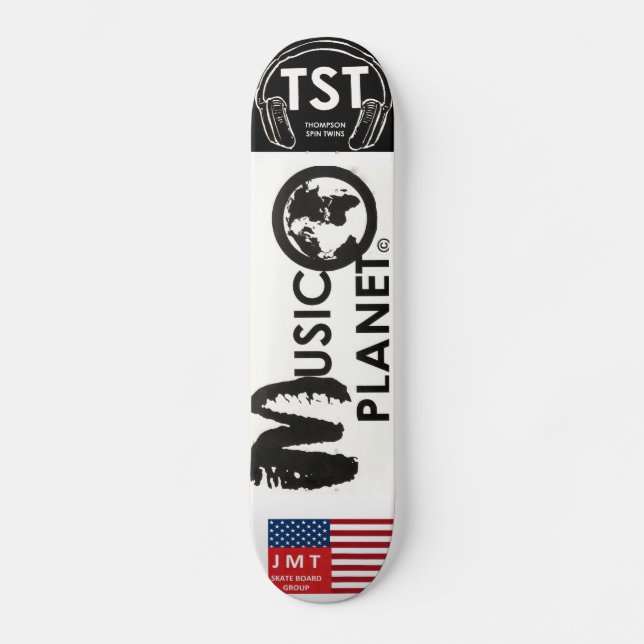 Skateboard MUSIC PLANET USA (Anverso)