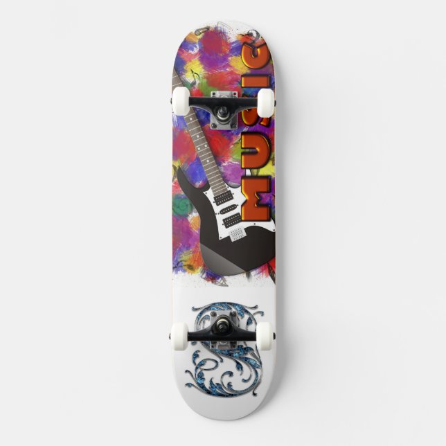 Skateboard Música (Anverso)