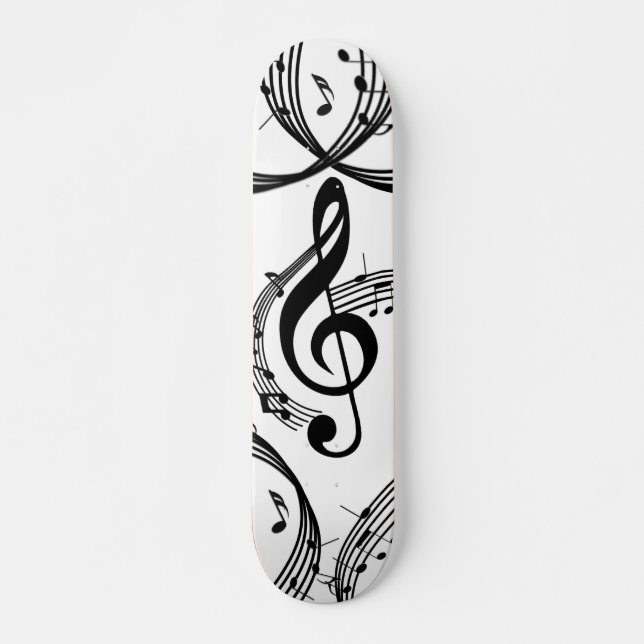 Skateboard Música Climactic G Clef (Anverso )