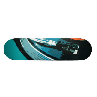 Skateboard Música vinílica girable