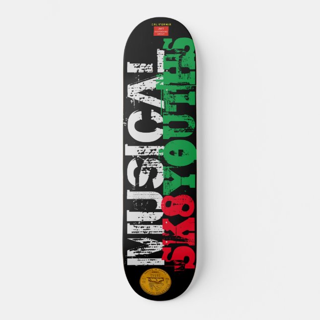 Skateboard MUSICAL SK8 YOUTHS (Anverso)