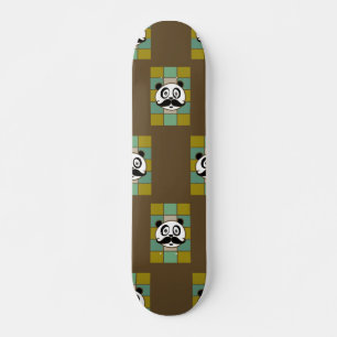 Skateboard Mustache Panda 4