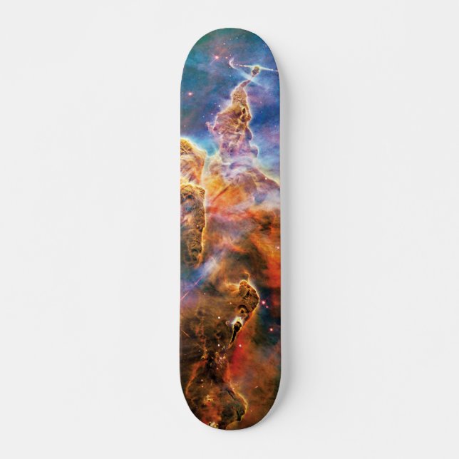 Skateboard Mystic Mountain Carina Nebula Hubble Space Photo (Anverso )