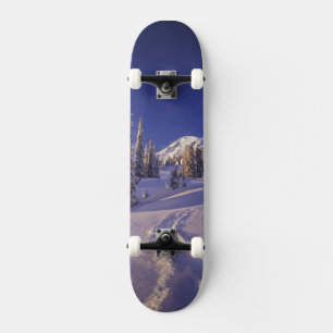 Skateboard NA, EE.UU., Washington, Monte Rainier NP, Snowshoe