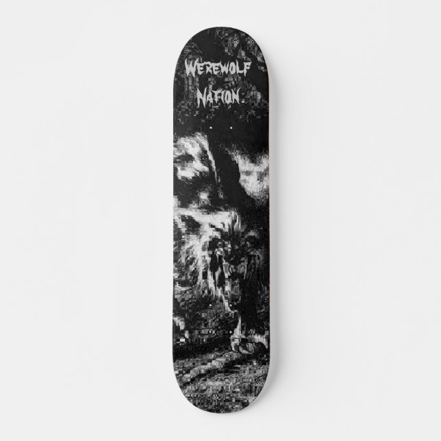Skateboard Nación del hombre lobo (Anverso )