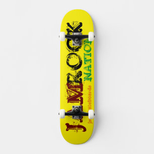 SKATEBOARD NACIÓN JAMROCK/IPIX/J,T PATINADORES