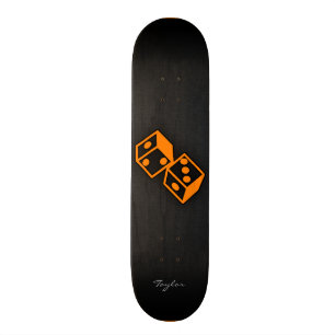 Skateboard Naranja Casino Dice